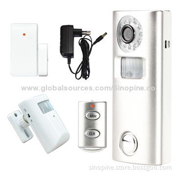 Villa Apartment Wireless GSM Alarm System with GSM Network Multi-language Menu